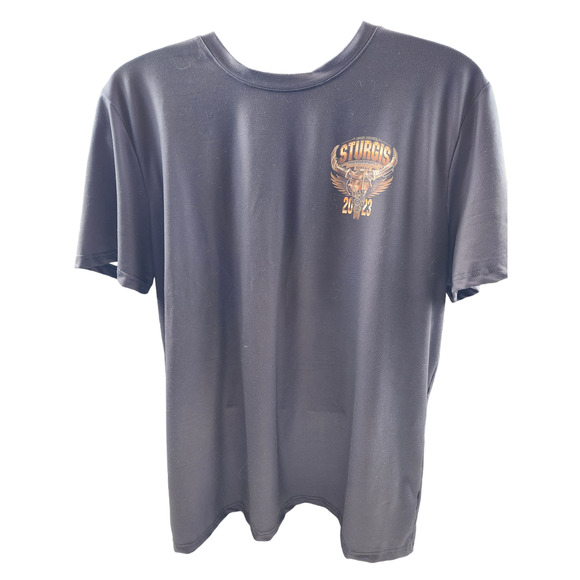 Sturgis T Shirt Men Large 2023 83rd Annual Motorcycle Rally Graphic Short Sleeve - Picture 7 of 8